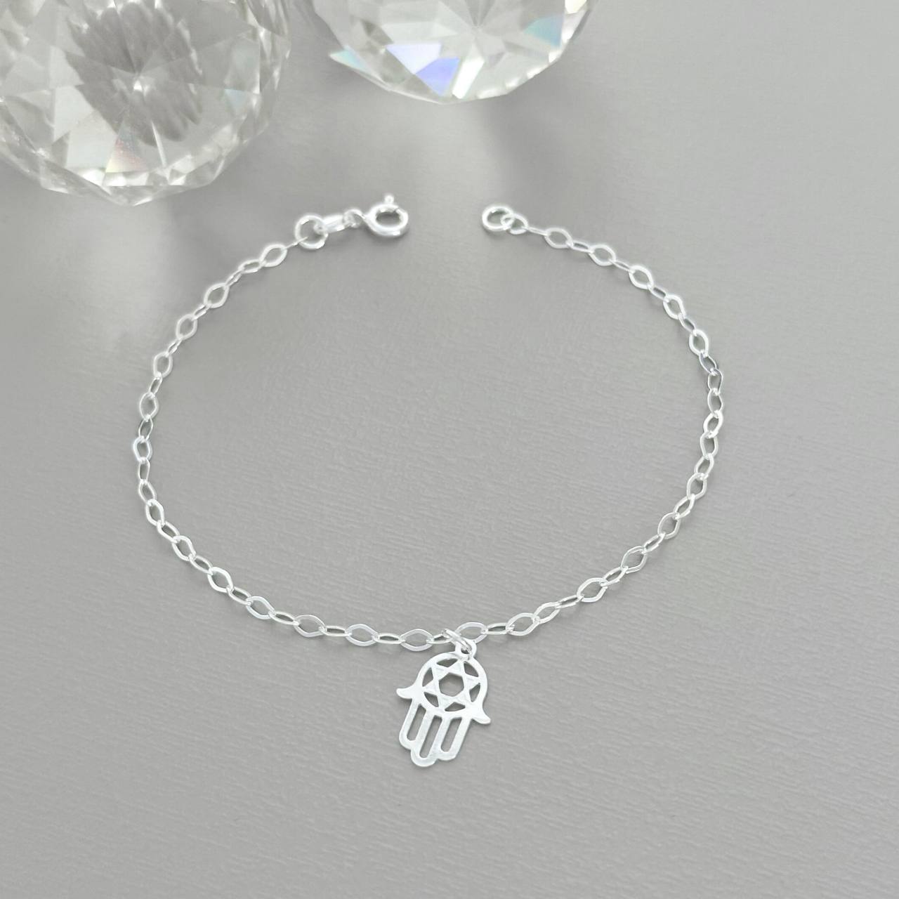 PULSEIRA MÃO DE FATIMA ELO PORTUGUES